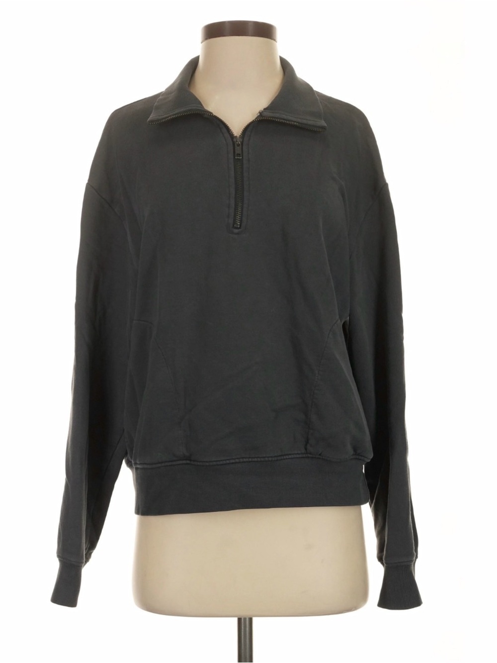 MATE the Label Organic Fleece Quarter Zip Sweatshirt